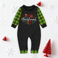 thumbnail image 1 of Pijamas familiares europeos con estampado navideño de moda, traje para padres e hijos, monos de poliéster para bebés., 1 of 3