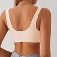 thumbnail image 3 of Women's Front Closure Bralette with Scalloped Lace Wide Straps Removable Padding Wireless Comfort Bra Sports Bras for Running Athletic Women Maximum Support Sports Bra Pack of Bra Cup Sports Bra, 3 of 7