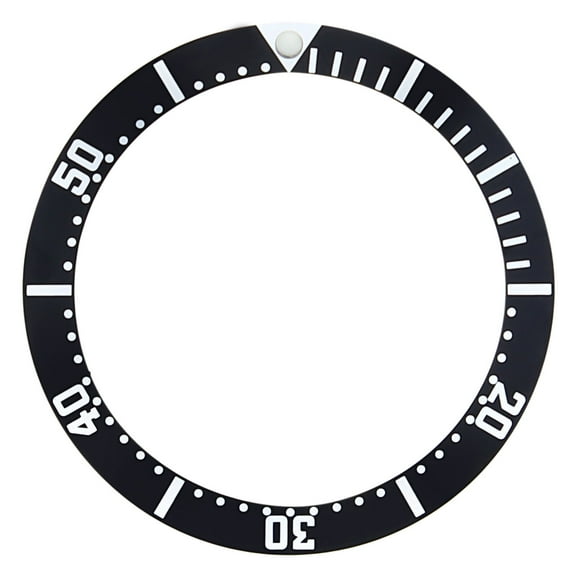 BEZEL INSERT FOR TAG HEUER PROFESSIONAL 2000 WATCH BLACK
