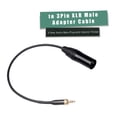 thumbnail image 4 of Enchufe macho de audio de 3,5 mm con rosca interna a cable adaptador macho XLR de 3 pines Likrtyny Accesorios electrónicos, 4 of 9