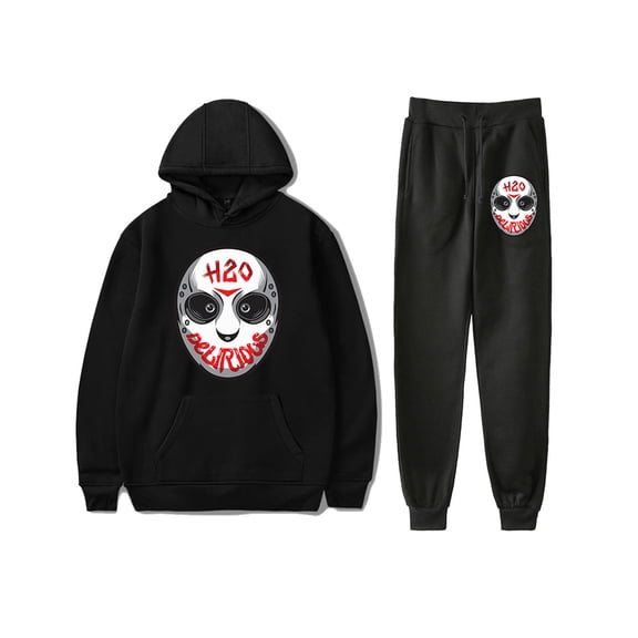 H2O Delirious Hoodies Jogger Pants 2 Pieces Sets Streetwear Sweatshirt Sweatpant Suit