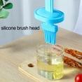 thumbnail image 5 of Silicone Basting Pastry Brush,Heat Resistasnt Basting Pastry Brushes, Brush Container for Oil Sauce and Marinades,Multi-functional Kitchen Cooking Tools for Baking Cooking Grill Spread Oil, 5 of 10