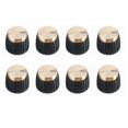 thumbnail image 1 of 80X Guitar AmP Amplifier Knobs Push-on Negro + Gold Cap para Amplifier, 1 of 5