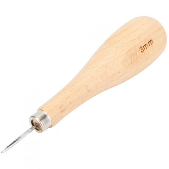 Wchiuoe Time Saving Leather Punch, Leather Awl, Crafts Making Leather Craft Works Amateurs For DIY Leather Craft Beginners Professionals