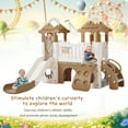 thumbnail image 3 of NAVINE 8 in 1 Toddler Slide and Climber Playset, Indoor Outdoor Kids Playground, Freestanding Baby Slide for Ages 1+, 3 of 7