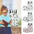 thumbnail image 1 of Vaidha Leisure Backpack Three Piece Set Large Capacity Student Backpack Backpack Floral Backpack Girl Backpack Suitable For School Travel And Going Out, 1 of 4
