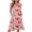 Hearts Pink, variant on Yuyamidu Pink Valentines Dress Women's Casual Summer Dresses Trendy V-Neck Flutter Sleeveless Tiered Flowy Dress Hawaiian Beach Vacation Midi Sundress with Pockets