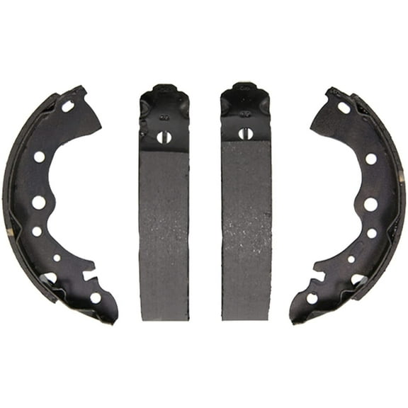 Detroit Axle - 1.8L Rear Brake Shoes for 2001-2006 Nissan Sentra 2002 2003 2004 2005 Semi-metallic Brake Shoes Pair Replacement