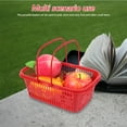 thumbnail image 4 of 10Pcs Berry Basket Fruit Storage Containers For Fridge Portable Plastic Berry Baskets Cutout Design Berry Baskets For Fridge Living Room Farm And Crafts 1kg Red, 4 of 9