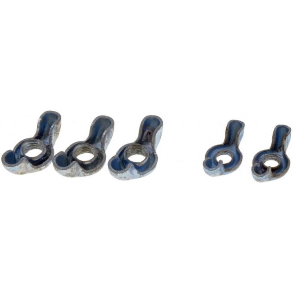 KarParts360 Air Cleaner Wing Nut Assortment | Steel | Wing Nut Fastener Type | 30.38 Millimeters Length | 5 Air Cleaner Fastener | Silver
