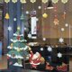 thumbnail image 3 of Decoración de cristal JAMW Papá Noel árbol de Navidad pegatinas de pared 2 juegos, 3 of 5