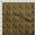 thumbnail image 4 of oneOone Cotton Silk Brown Fabric Abstract Sewing Craft Projects Fabric Prints By Yard 42 Inch Wide, 4 of 4