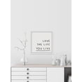 thumbnail image 4 of Marmont Hill Live and Love Framed Wall Art, 24" x 24", 4 of 6