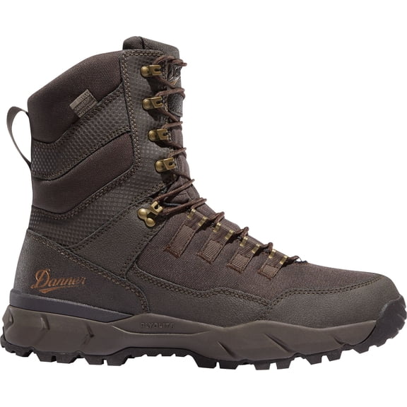 Danner 41550 Mens Vital Waterproof Hunting Boots, 9.5M Brown