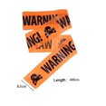 thumbnail image 2 of Cinta de advertencia de peligro de Halloween, 2 uds., cintas de precaución de seguridad DIY no adhesivas, accesorios de señalización, 8,5 cm x 4m, 2 of 5