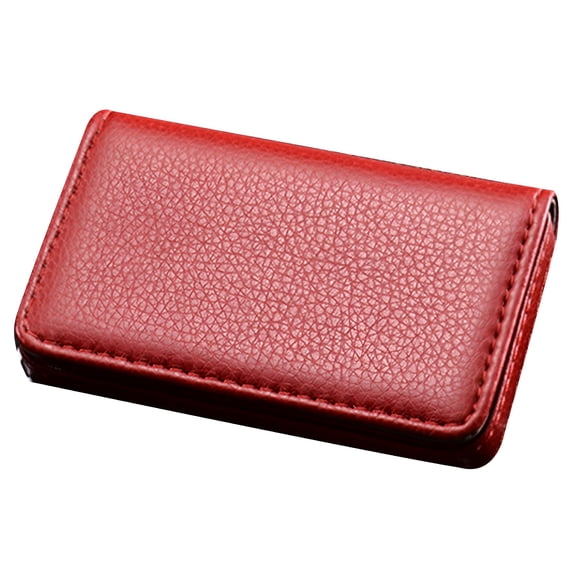 GASTROPOD Faux Leather Business Card Holder with Magnetic Closure Slim Compact Size Portable Business Card Carrier Name Card Organizer