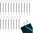thumbnail image 1 of shiyou-20PCS Pen Leash for Clipboard - Anti-Lose Elastic Tether, Plastic Retractable Coil Strap, Stylus Lanyard for Touchscreen, Clipboard Pen Leash & Coil Set, 1 of 4