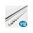 thumbnail image 3 of iDesign Forma - Crochet de Rideau de Douche - maxi - Acier Inoxydable Brossé (Lot de 12), 3 of 5