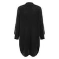 thumbnail image 4 of felwors Womens Long Cardigans Lightweight Open Front Long Sleeve Cardigan Sweater Black, M, 4 of 5