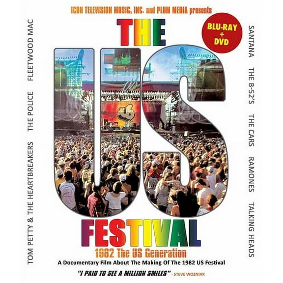 Us Festival: 1982 The Us Generation (Blu-ray   DVD), MVD Visual, Music & Performance