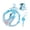 Blue-1, variant on Adjustable Chest Ties Vest for Small to Medium Dogs and Cats, Breathable Mesh Pet Harness with Leash for Walks and Travel, Cute Flower Embellishments
