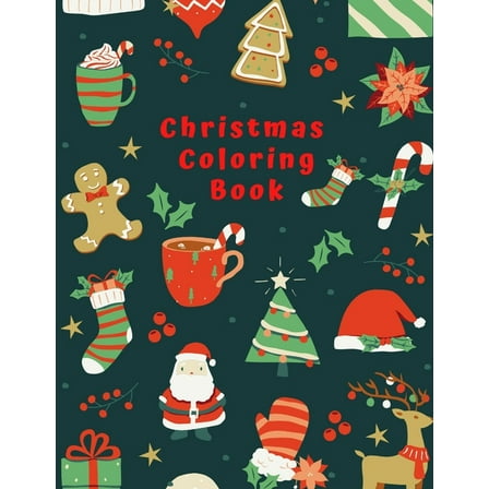 Christmas Coloring Book: Cool Stylish Looking Christmas Coloring book for kids with 102 pages! (Paperback)