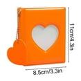 thumbnail image 6 of Mini Photo Album with Heart Cutout, Compact 4.33x3.35In Desktop Decor, Holds 3 Inch Prints, Perfect for Photocards Pictures and Small Keepsakes, Portable Lightweight Gift Ready, 6 of 6