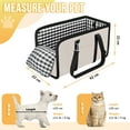 thumbnail image 3 of AUTOWT Console Dog Car Seat, Booster Seat with Safety Belt and Soft Cushions, Portable Carrier for Dogs up to 11lbs, 3 of 8
