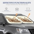thumbnail image 4 of JUNZAN Train Pattern Car Windshield Sun Shade | Reflective Sunshade | Foldable 2-Piece Sun Shield Protect Your Car | Fits Sedans, SUVs, Hatchbacks-Medium, 4 of 6