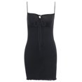 thumbnail image 3 of Women Off Shoulder Strapless Bodycon Mini Dress, 3 of 4