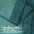 thumbnail image 3 of HPD Half Price Drapes Slate Teal Faux Linen Room Darkening Curtains for Bedroom & Living Room Curtains (1 Panel), Door & Window Curtains 84 inches long, Rod Pocket Curtains & drapes, 50W X 84L, 3 of 11