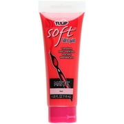 Tulip 4 Fl. Oz. Soft Fabric Red Matte Paint