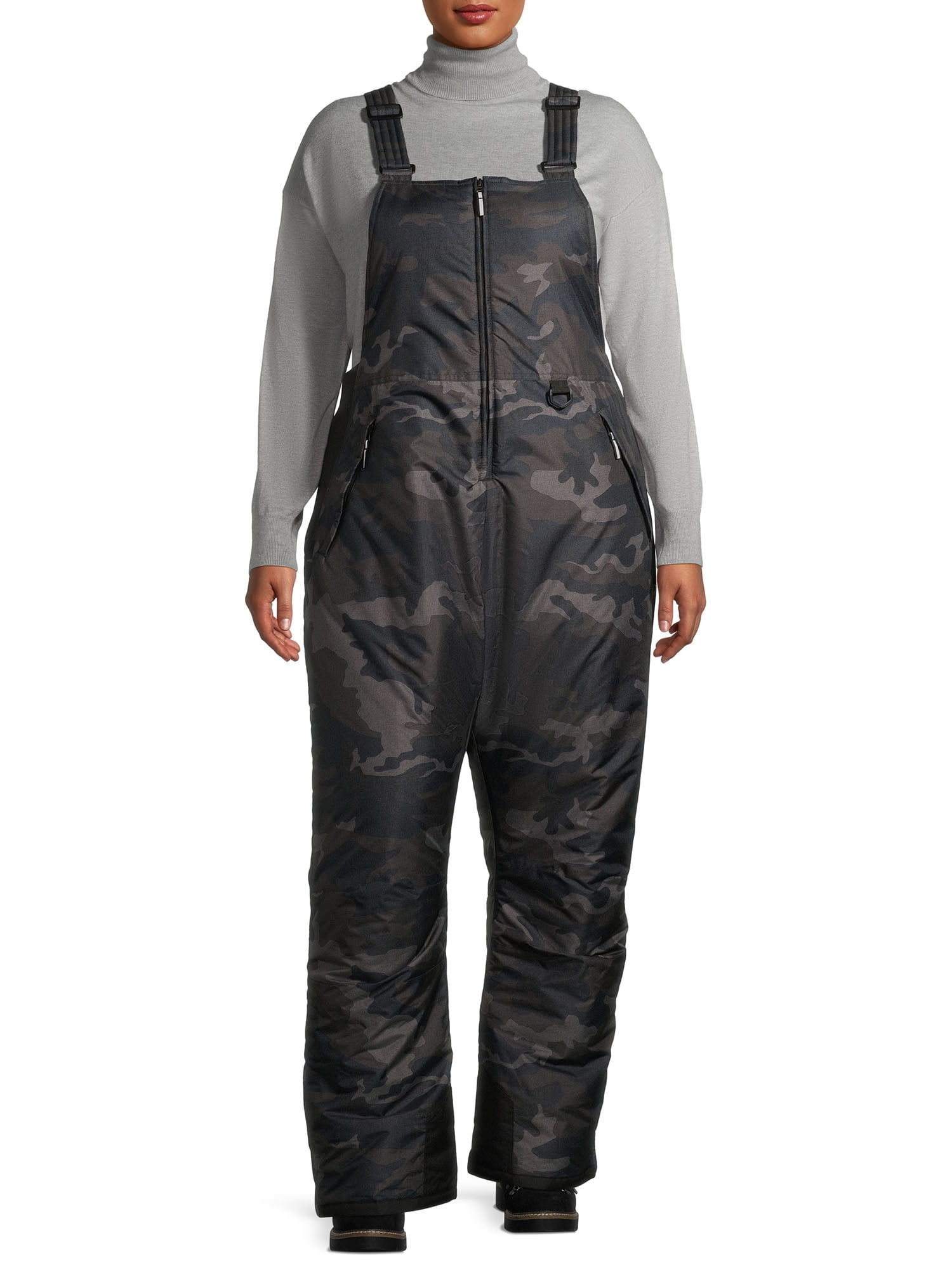 Swiss Tech Women's Plus Size Ski Bibs