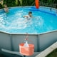 thumbnail image 5 of Cesta de almacenamiento para piscinas elevadas | Portabebidas y juguetes de gran capacidad | Blanco, gris, rosa y azul | Fácil instalación con clip para piscinas con estructura, 5 of 5