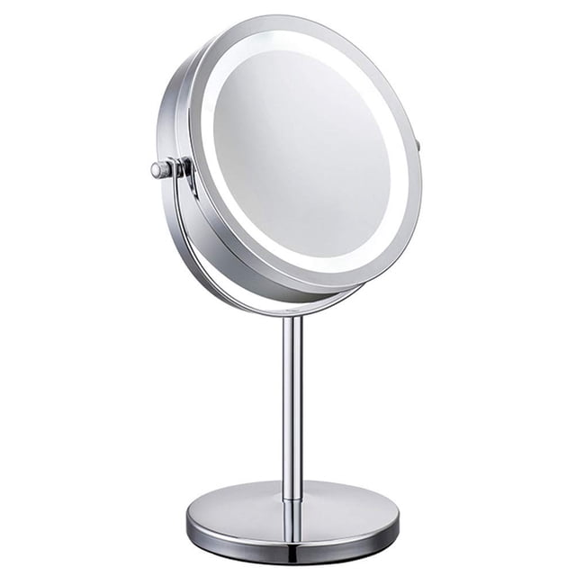Makeup Mirror with Lights, 10X Magnifying Lighted Makeup Mirror