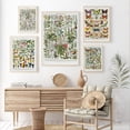 thumbnail image 4 of Pósteres y grabados al óleo sobre lienzo de arte mural clásico vintage con plantas, hongos, medicinas, flores, insectos, mariposas, verduras, calabazas y zanahorias, 4 of 5