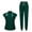 Dark Green, variant on VIAOLI Scrubs Set for Women Nurse Uniform Jogger Set Stretch Top & Pants with Multi Pocket for Nurse Workwear