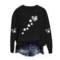 thumbnail image 2 of Ailaofu St Patricks Day Sweatshirt Women Crewneck Long Sleeve Shamrock St. patricks Shirts Tees Soft Comfy Casual Sweatshirts Tops, 2 of 4