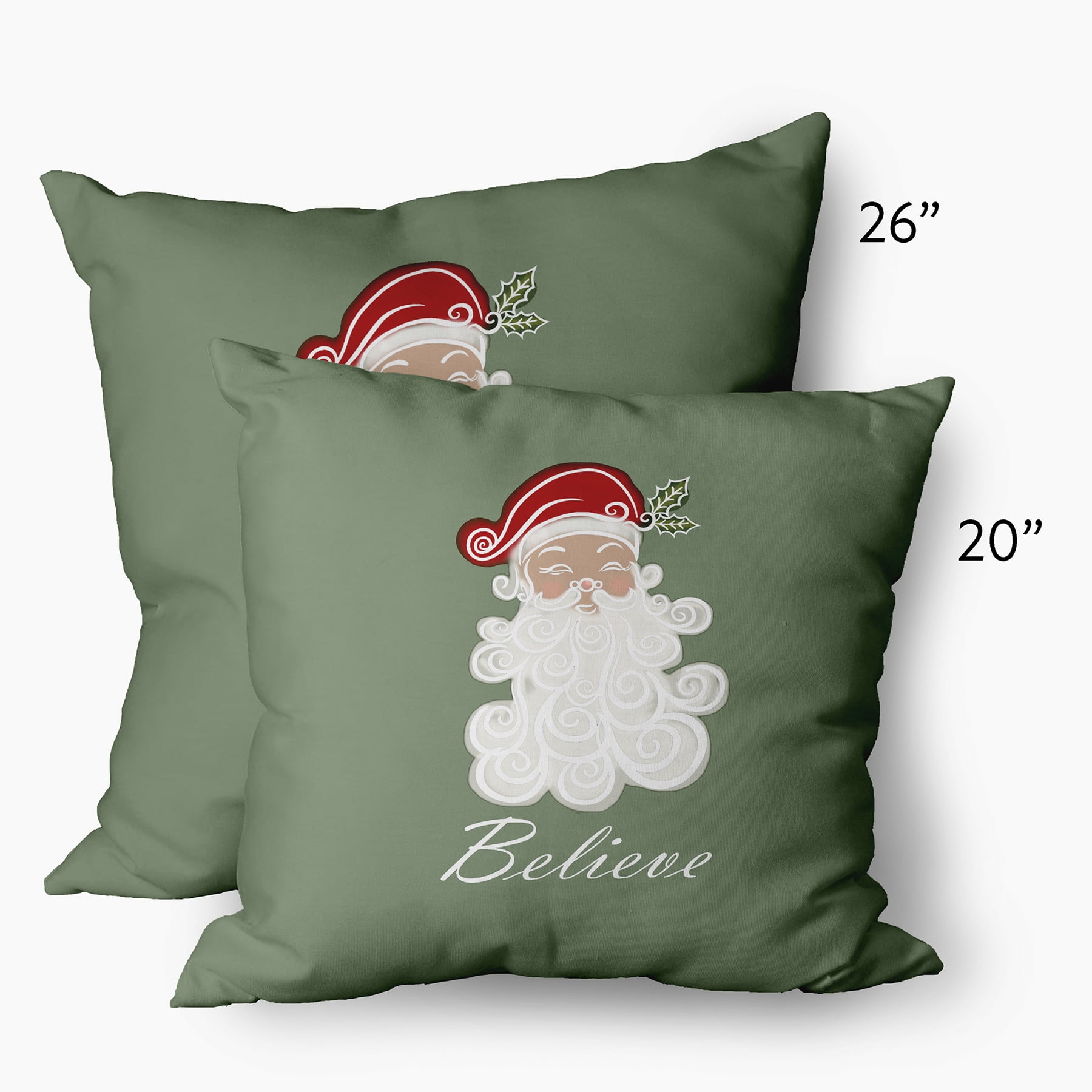 Simply Daisy 14" x 20" Believe in Santa Decorative Throw Pillow