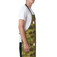 thumbnail image 3 of Lsque Gnomes Playing in the Garden Waterproof Apron Chef Aprons for Men Heavy Duty Chemical Work Apron Extra Long Grilling Aprons with Adjustable Bib Apron, 3 of 9
