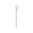 thumbnail image 2 of 14K White Gold Large Cross Pendant Necklace with Chain, 2 of 4