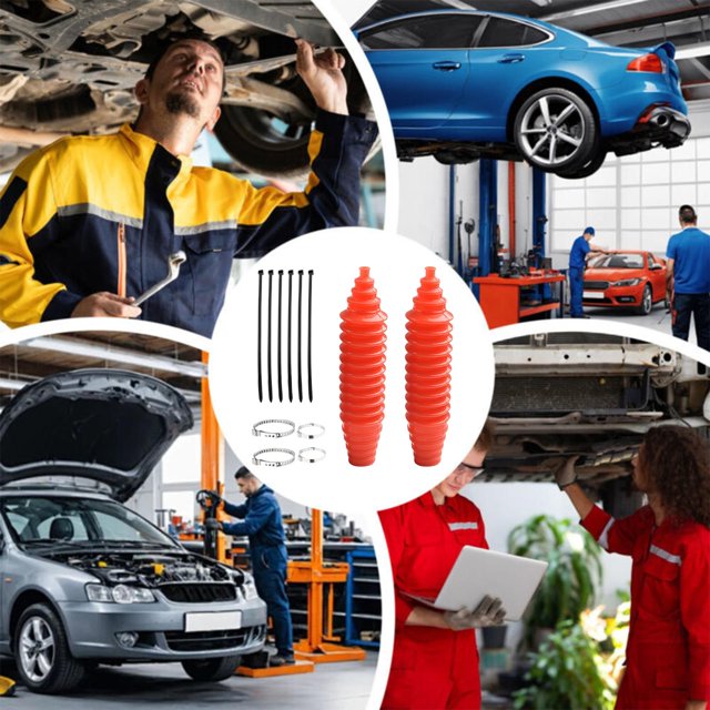 WRXMIJNHGSA Equipment Package Under $10 Tool Bag Rack And Pinion Boot Inner Tie Rod Boot Silicone Car Steering Rack Boot Kit Inner Tie Rod Boot Tool Set With Rack And Pinion Cable Ties And Clamps