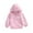 Pink, variant on Gpaecead Baby Kids Toddler Girls Windeaker Cartoon Spring Fall Hooded Windproof Outerwear Zipper Hooded Jackets Coat Pink