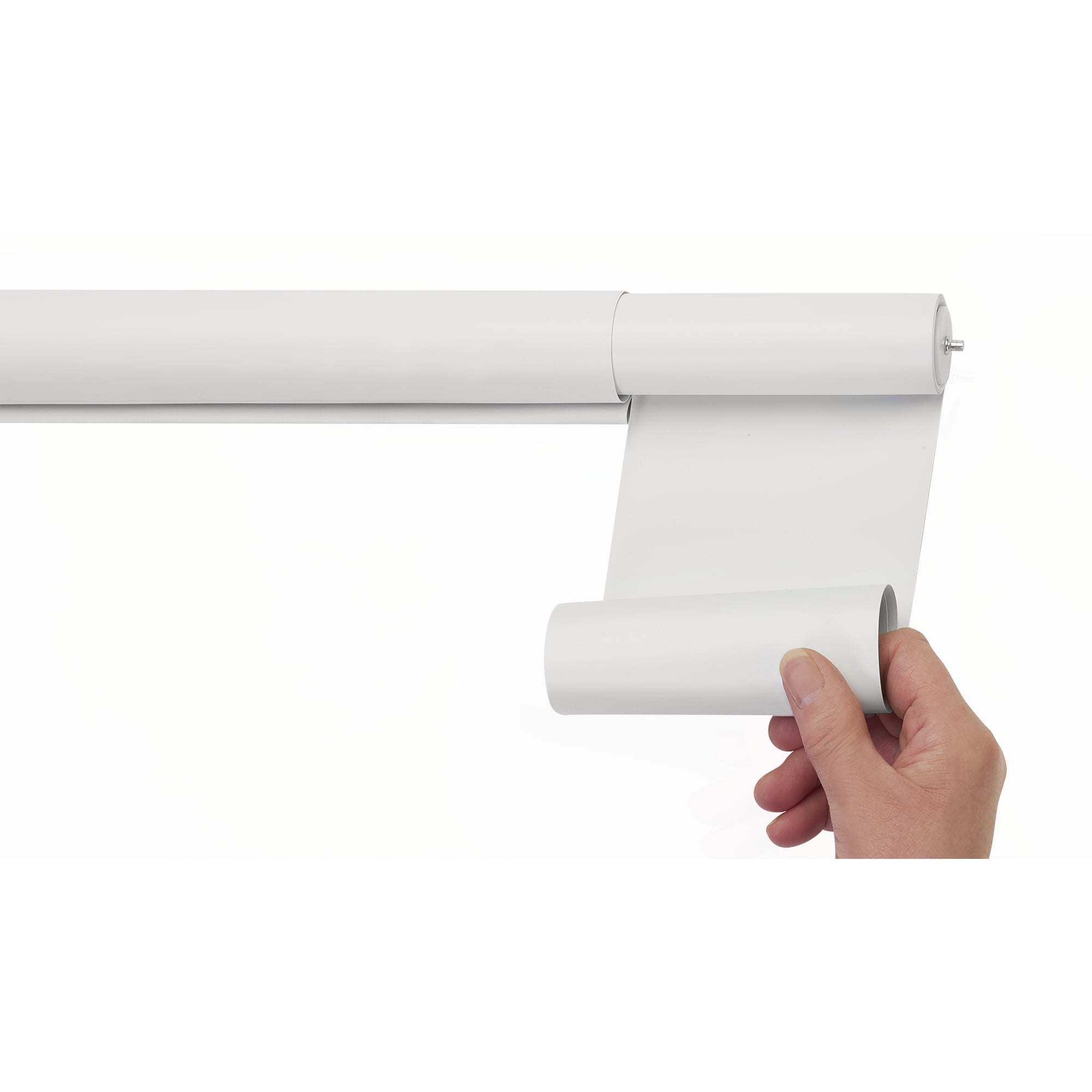 Achim Tear Down Roller Window Shades, 72 x 55, Cordless, White Vinyl, Light Filtering, Indoor