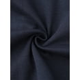 thumbnail image 5 of INSPIRE CHIC Women's Summer Lounge Workout Roll Hem with Pockets Maternity Pregnancy Denim Shorts Dark Blue S, 5 of 6