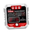 thumbnail image 2 of Outlet Tester Automatic Digital s Fault Checker Electric Socket Tester white, 2 of 8