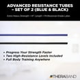 thumbnail image 5 of THERABAND Resistance Tubes, Advanced Set, Blue & Black, 5 ft Latex Tubing, Home or Clinic Use, Cut-to-Fit, Color-Coded Resistance Bands for Upper & Lower Body Workouts, 5 of 15
