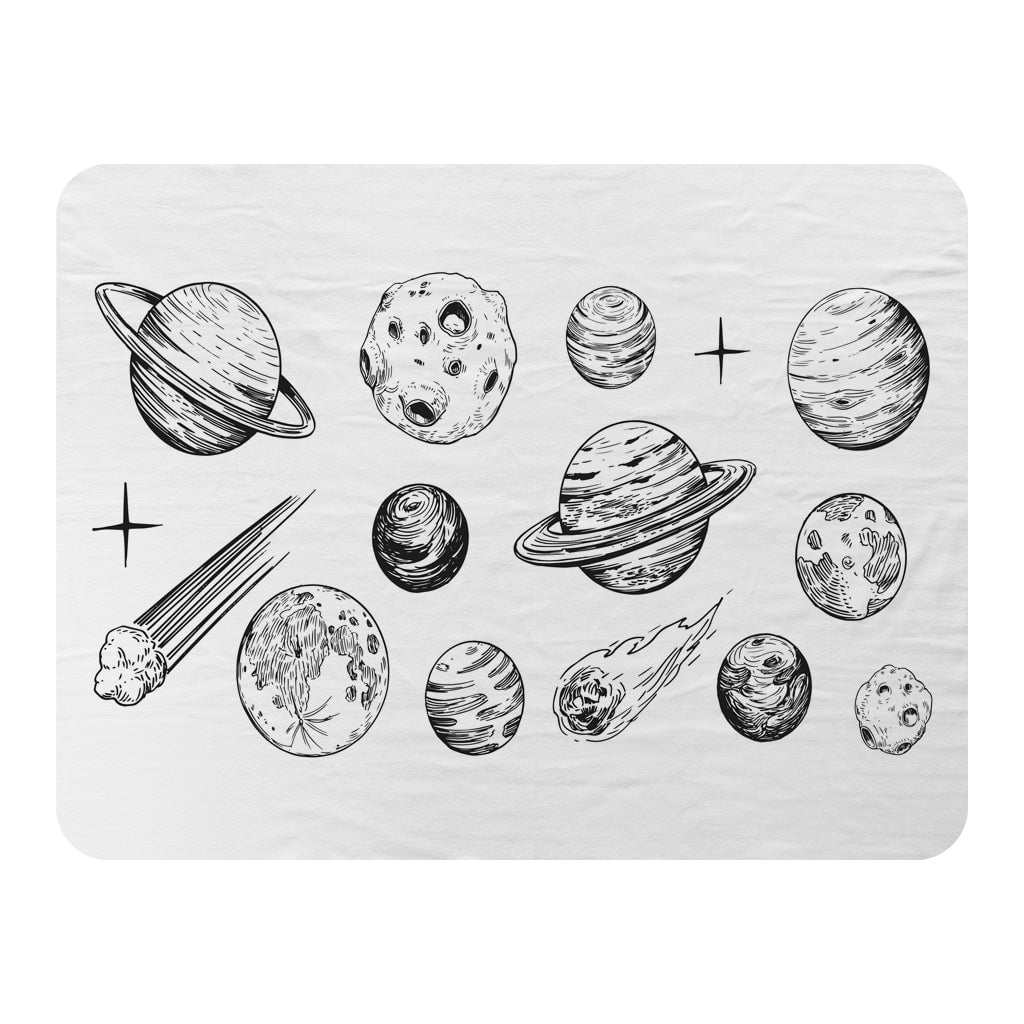 Set of space objects stars (Blanket)