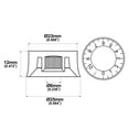 thumbnail image 6 of 4 Amber LP Electric Guitar Speed Control Knobs Volume Tone Les Paul Metric, 6 of 13