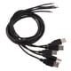 thumbnail image 1 of 5pcs Diy Usb 2.0 Un Enchufe 2 Pin 2 Cable Conector de Carga de Energía 100cm, 1 of 9